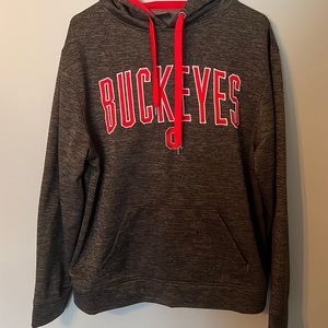 Men’s large dark gray Ohio state university hoodie